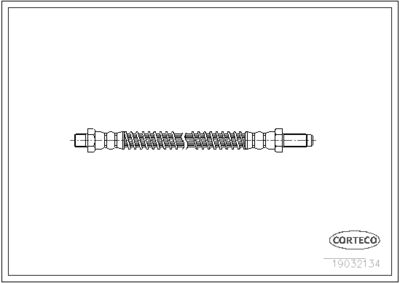 Brake Hose CORTECO 19032134