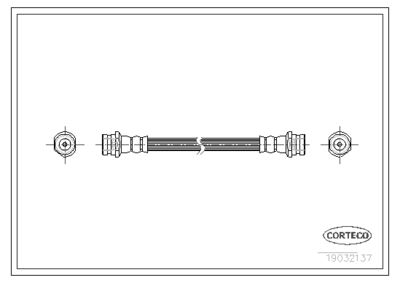 Brake Hose CORTECO 19032137
