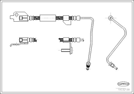 CORTECO 19032138 Brake Hose