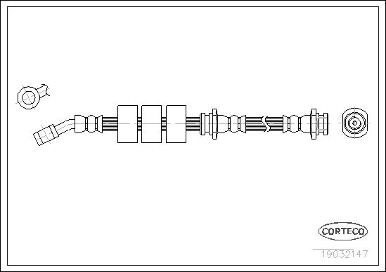 CORTECO 19032147 Brake Hose