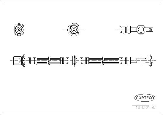 CORTECO 19032150 Brake Hose