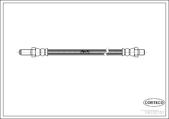 CORTECO 19032151 Brake Hose