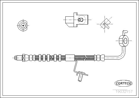 CORTECO 19032157 Brake Hose