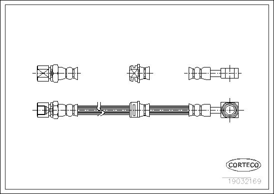 CORTECO 19032169 Brake Hose