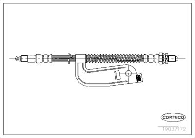 Brake Hose CORTECO 19032172