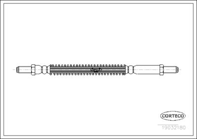 Brake Hose CORTECO 19032180