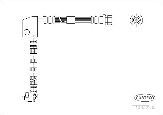 CORTECO 19032186 Brake Hose