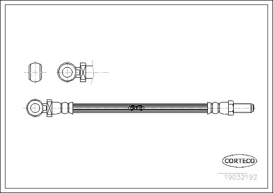 CORTECO 19032192 Brake Hose