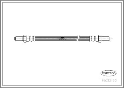 Brake Hose CORTECO 19032193