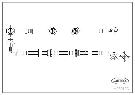 CORTECO 19032195 Brake Hose