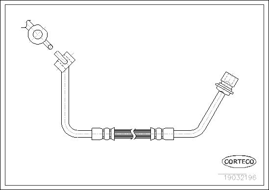 CORTECO 19032196 Brake Hose