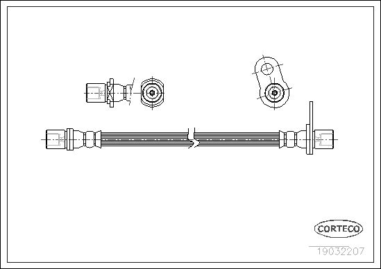 CORTECO 19032207 Brake Hose
