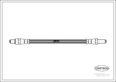 Brake Hose CORTECO 19032210