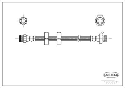 Brake Hose CORTECO 19032211