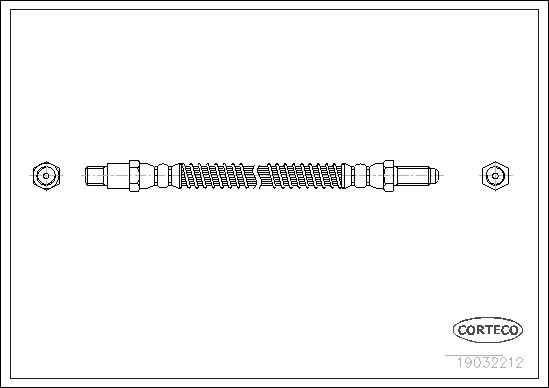 CORTECO 19032212 Brake Hose