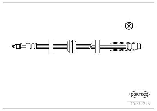 CORTECO 19032213 Brake Hose