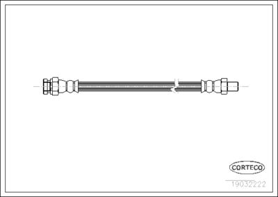 Brake Hose CORTECO 19032222