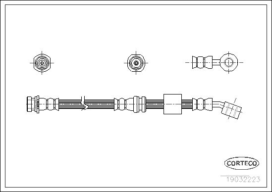 CORTECO 19032223 Brake Hose