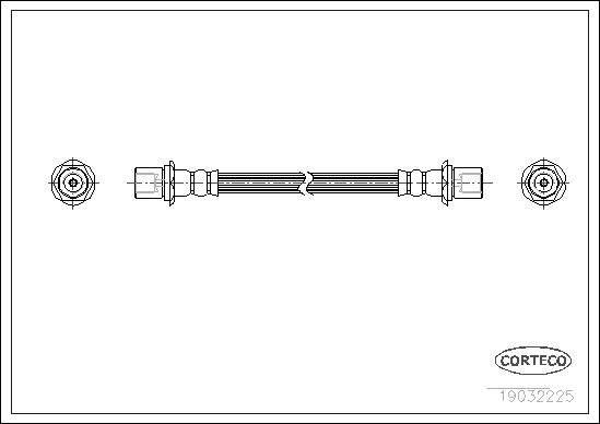 CORTECO 19032225 Brake Hose