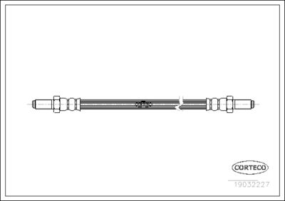 Brake Hose CORTECO 19032227