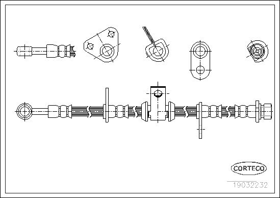 CORTECO 19032232 Brake Hose