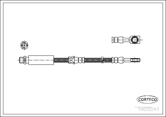 CORTECO 19032243 Brake Hose