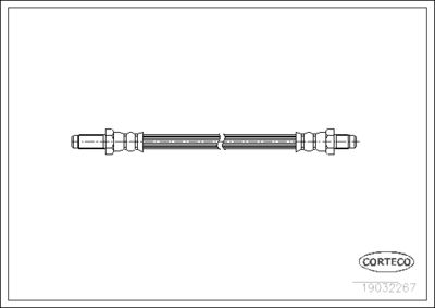 Brake Hose CORTECO 19032267