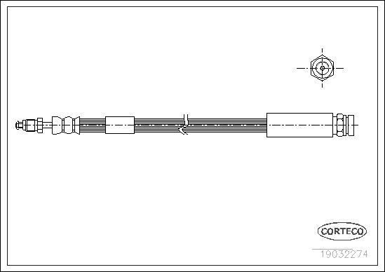 CORTECO 19032274 Brake Hose