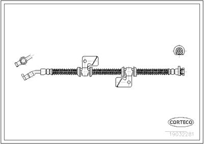 Brake Hose CORTECO 19032281