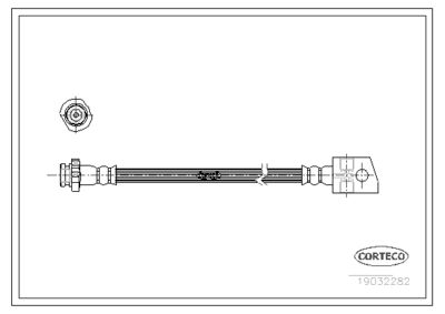 Brake Hose CORTECO 19032282