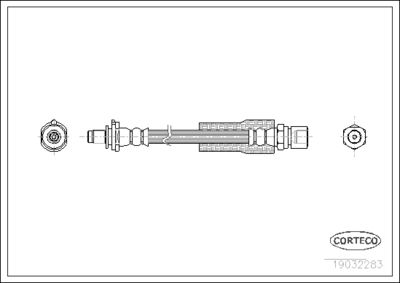 Brake Hose CORTECO 19032283