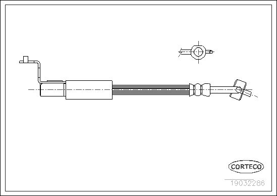 CORTECO 19032286 Brake Hose