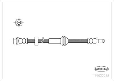 Brake Hose CORTECO 19032288