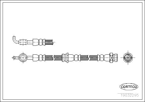 CORTECO 19032295 Brake Hose