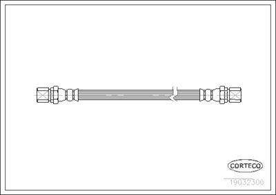 Brake Hose CORTECO 19032300