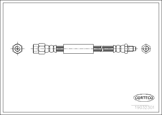 CORTECO 19032301 Brake Hose