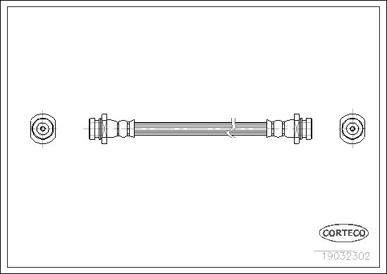 CORTECO 19032302 Brake Hose