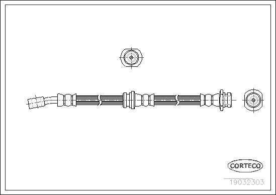 CORTECO 19032303 Brake Hose
