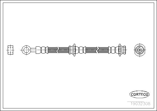 CORTECO 19032308 Brake Hose