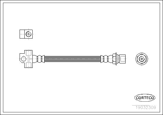 CORTECO 19032309 Brake Hose