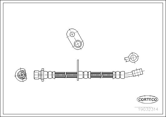CORTECO 19032314 Brake Hose