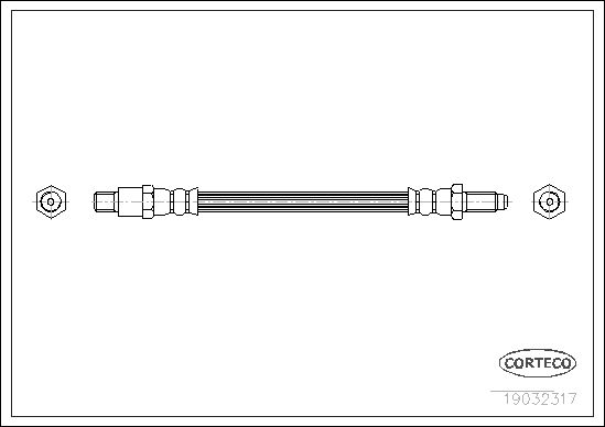CORTECO 19032317 Brake Hose