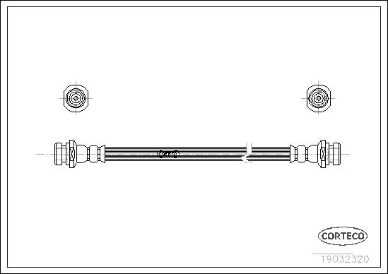 CORTECO 19032320 Brake Hose