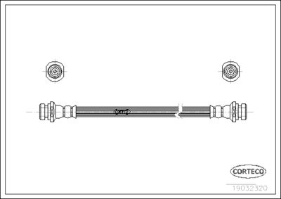 Brake Hose CORTECO 19032320