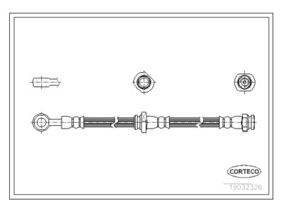 Brake Hose CORTECO 19032326