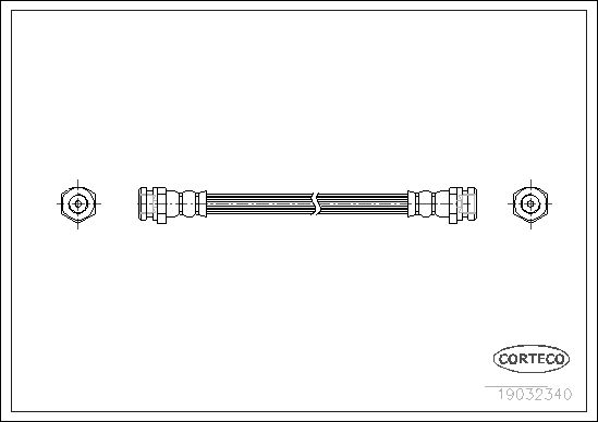 CORTECO 19032340 Brake Hose
