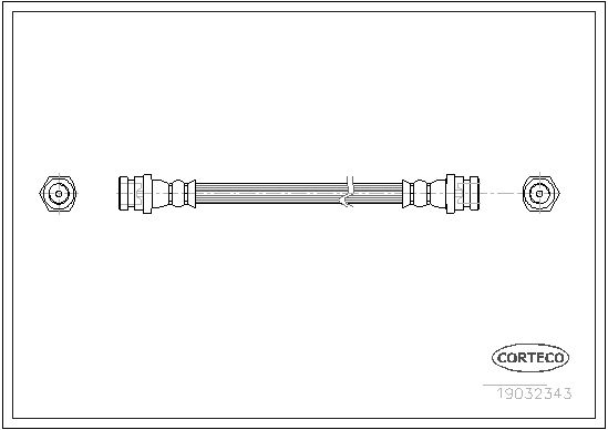 CORTECO 19032343 Brake Hose