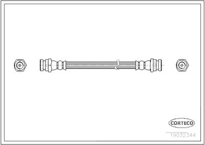 Brake Hose CORTECO 19032344