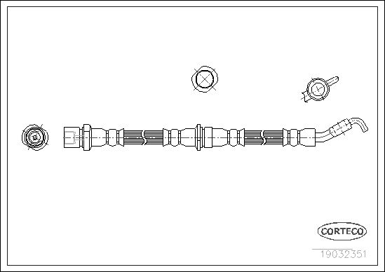CORTECO 19032351 Brake Hose