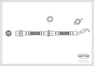 Brake Hose CORTECO 19032351